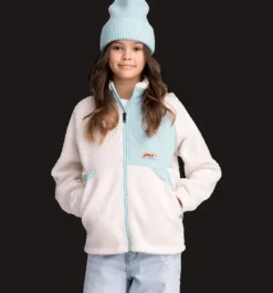 Underställ|Tröjor & T-Shirts>Everest Outdoor J Block Pile Shirt OFF WHITE