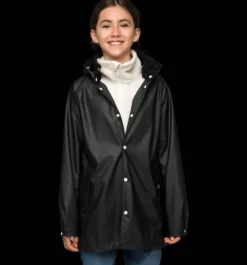 Tunna Jackor|Regnjackor>Everest Outdoor J Rain Coat BLACK