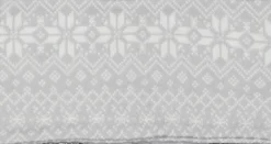 Mössor & Pannband>Everest Outdoor Jacquard Wool Headband GREY/WHITE