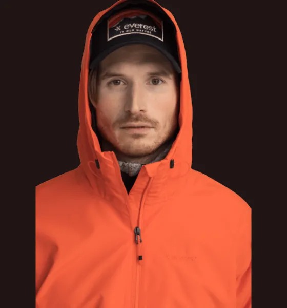 Tunna Jackor|Regnjackor>Everest Outdoor M Allround Jacket 2 DK ORANGE