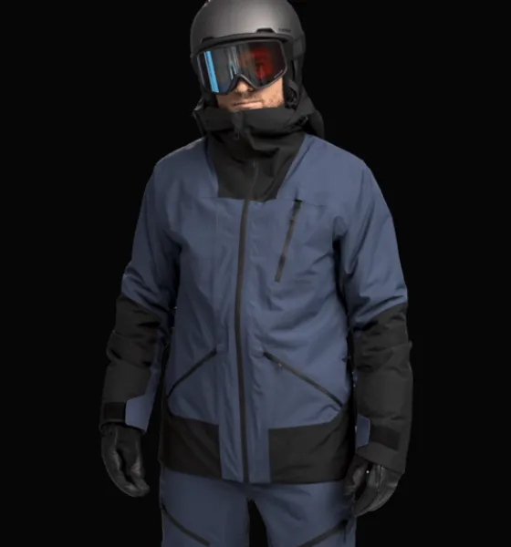 Varma Jackor|Skidjackor>Everest Outdoor M Alpine Jacket NAVY/BLACK