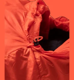 Sovsäckar>Everest Outdoor U Base Camp 300 DARK ORANGE/BLACK
