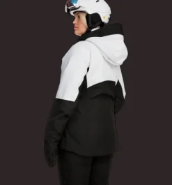 Skidjackor|Varma jackor>Everest Outdoor W Alpine Jacket WHITE/BLACK