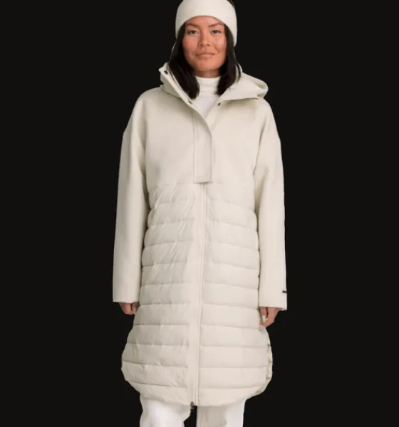 Varma jackor|Tunna jackor>Everest Outdoor W Edith Coat IVORY BEIGE