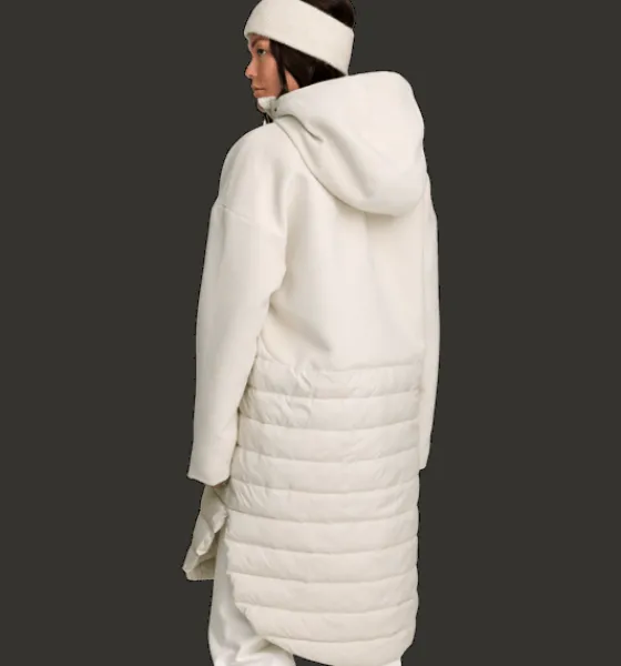 Varma jackor|Tunna jackor>Everest Outdoor W Edith Coat IVORY BEIGE