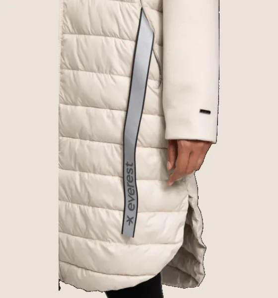 Varma jackor|Tunna jackor>Everest Outdoor W Edith Coat IVORY BEIGE