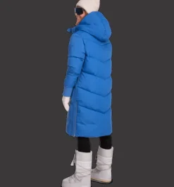 Varma jackor>Everest Outdoor W Fina Coat AZURE BLUE