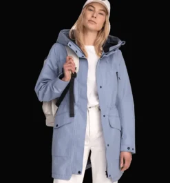 Tunna jackor|Skaljackor>Everest Outdoor W Function Parka BLUE FOG