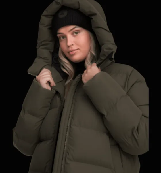 Varma jackor>Everest Outdoor W Juneau Coat MUD GREEN