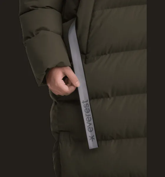 Varma jackor>Everest Outdoor W Juneau Coat MUD GREEN