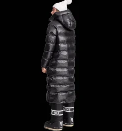 Varma jackor>Everest Outdoor W Juneau Coat BLACK SHINY