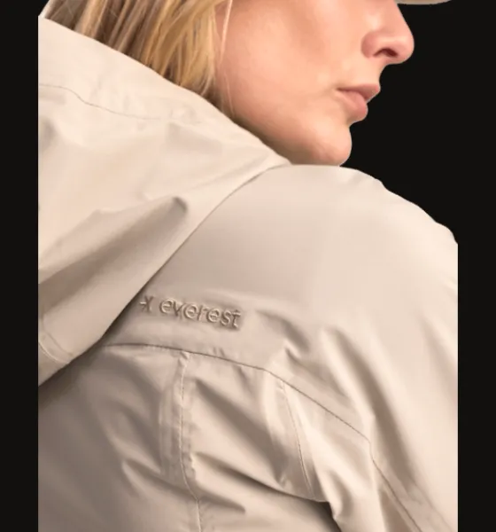 Skaljackor|Tunna jackor>Everest Outdoor W 2.5-l Shell Jkt DK KHAKI