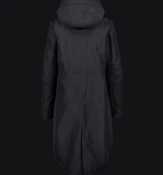 Varma jackor>Everest Outdoor W Long Padded Function Parka BLACK