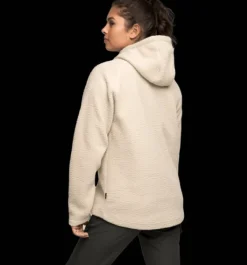 Tröjor & T-Shirts|Tröjor>Everest Outdoor W Pile Anorak IVORY BEIGE