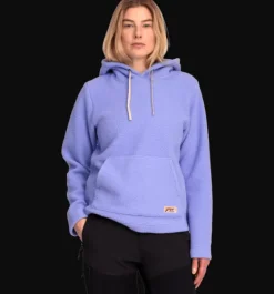 Tröjor & T-Shirts|Tröjor>Everest Outdoor W Pile Hoodie LT LAVENDEL