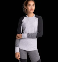 Underställ|Tröjor & T-Shirts>Everest Outdoor W Underwear Sht GREY MELANGE