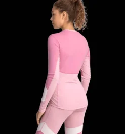 Underställ|Tröjor & T-Shirts>Everest Outdoor W Underwear Sht BLOSSOM PINK